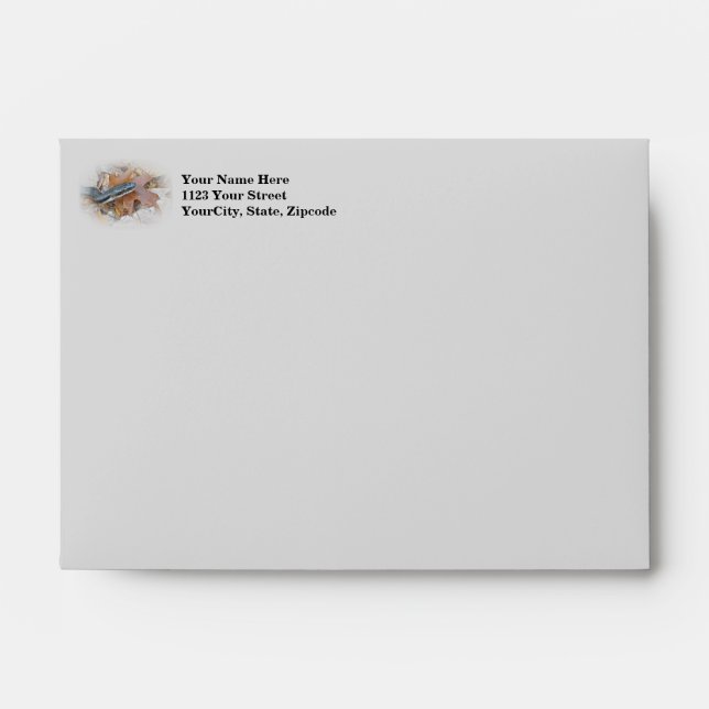 Black Rat Snake - Elaphe obsoleta obsoleta Envelope (Front)