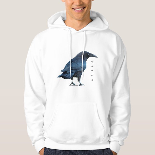 Black Raven Art Collection III Hoodie (Front)