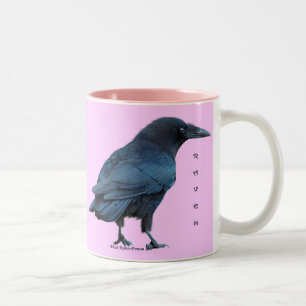 Black Raven Birdlovers Collection III Two-Tone Coffee Mug