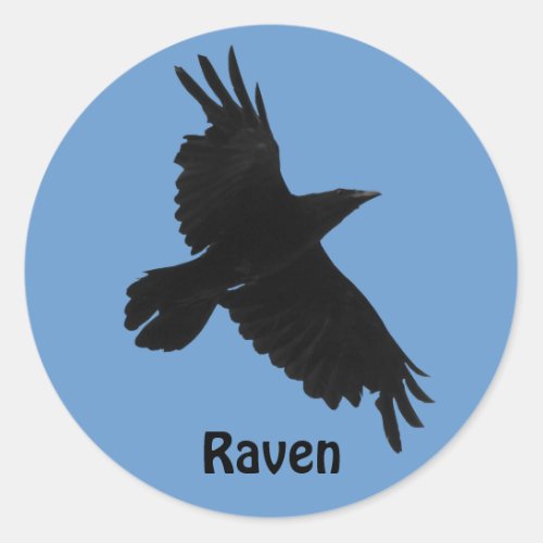 Black Raven Birdlovers Wildlife Sticker