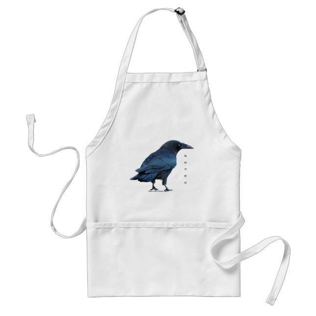 Black Raven Collection III Adult Apron (Front)