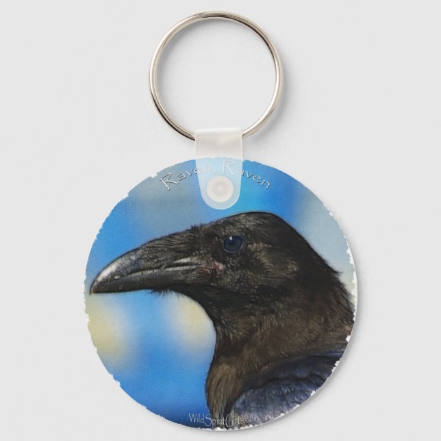 BLACK RAVEN Collection Keychain (Front)