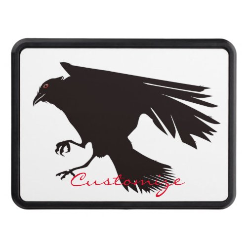 Black Raven Flying Thunder_Cove Hitch Cover