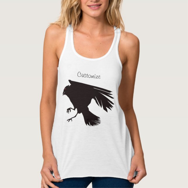 Black Raven Flying Thunder_Cove Tank Top (Front)