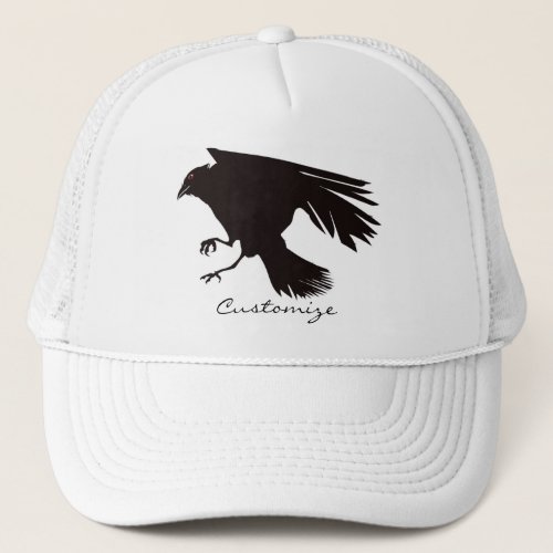 Black Raven Flying Thunder_Cove Trucker Hat