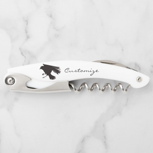 Black Raven Flying Thunder_Cove Waiter's Corkscrew (Front)
