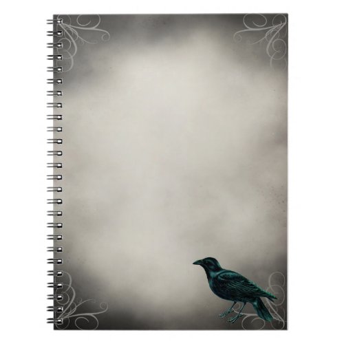 Black Raven Gothic Notebook