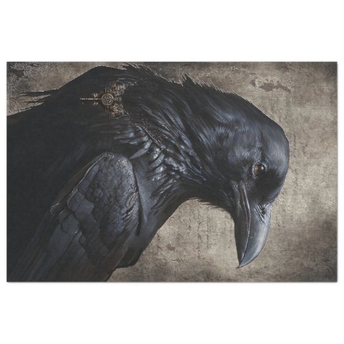 Black Raven Tissue Paper