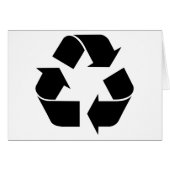 Black Recycling Symbol (Front Horizontal)