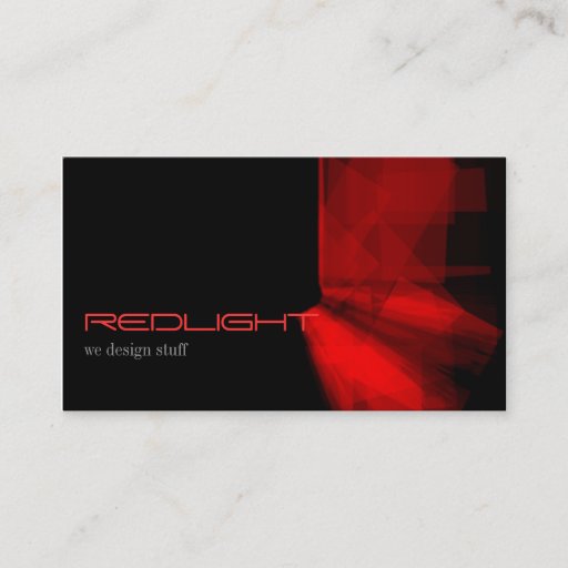 Customizable Black-Red Abstract Minimalist Design Business Card Templates