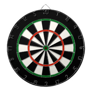 Black  Red and Green Regulation Dart Board