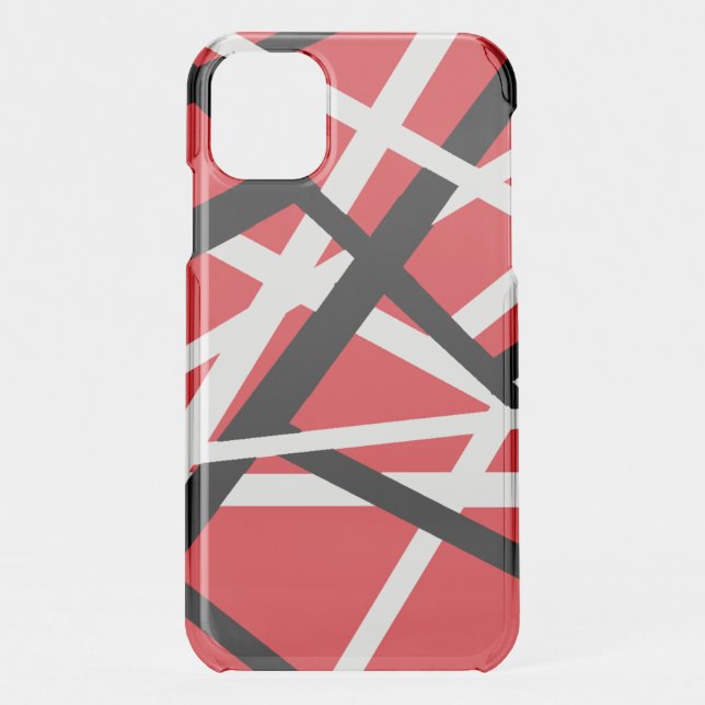 Black, Red, and White Graphic  Uncommon iPhone Case (Back)