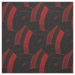 black/red chic contemporary chevrons fabric