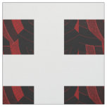 black/red chic contemporary diamonds  chevrons fabric