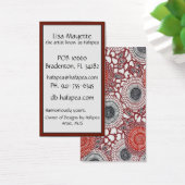 Black & Red Chrysanthemums (Desk)