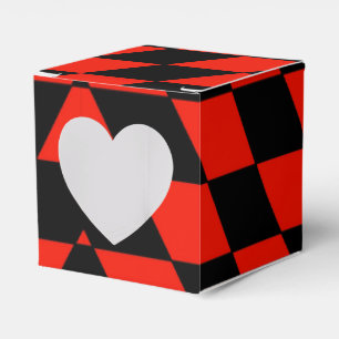 Black & Red Favor Box