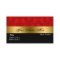 Black Red Gold Damask Business Card