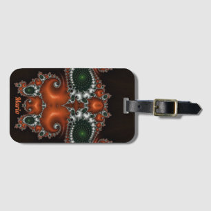 Black, Red, Green and White design MARIO Luggage T Tag