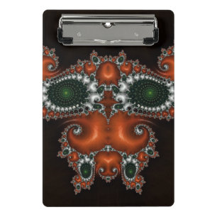 Black, Red, Green and White design Mini Clipboard