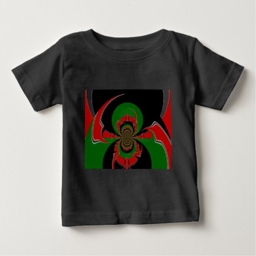 BLACK RED GREEN GRAPHICS HAKUNA MATATA BABY T_Shirt