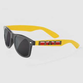 Black Red Green-Shades Kenya Bottom-up Flag Sungla Sunglasses