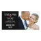 Black Red Heart Wedding Photo Thank You Cards