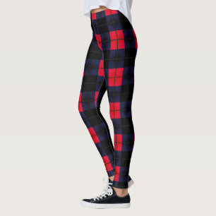 Black Red Leggings