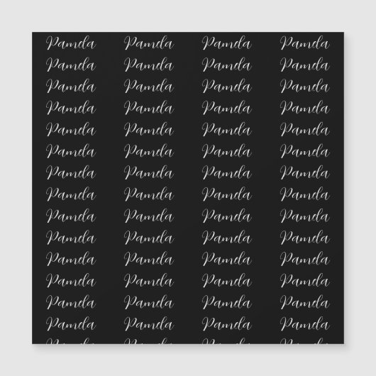 Black Red Minimalist Add Name Personalized (Front)