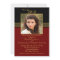 Black & Red Photo Graduation Invitation