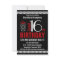 Black Red Polkadots Sweet 16 Birthday