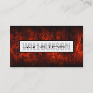 Black & Red Professional Business Card