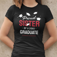 Black Red Proud Sister 2024 Graduate