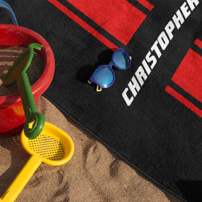 Racing Beach Towel RBPu