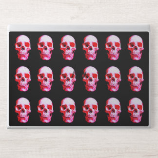 Black & Red Skull HP Laptop Skin