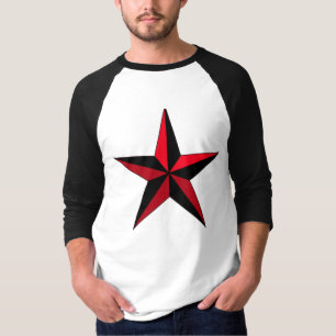 Black & Red Star T-Shirt