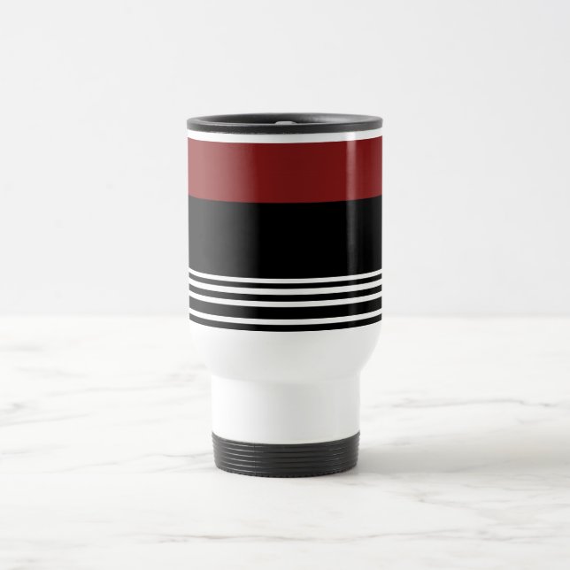 Black Red White>CoffeeTravel Mug (Center)