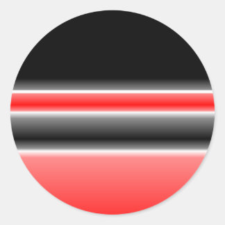 Black/Red & White Design Stickers