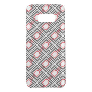 Black Red & White Geometric Uncommon Samsung Galaxy S8+ Case