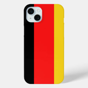 Black Red Yellow Germany iPhone 15 Plus Case