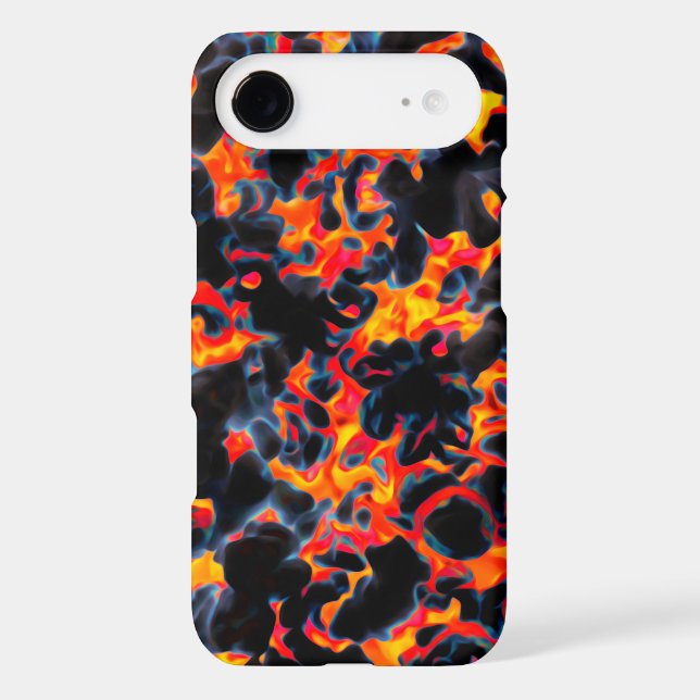 Black Red Yellow iPhone Case (Back)