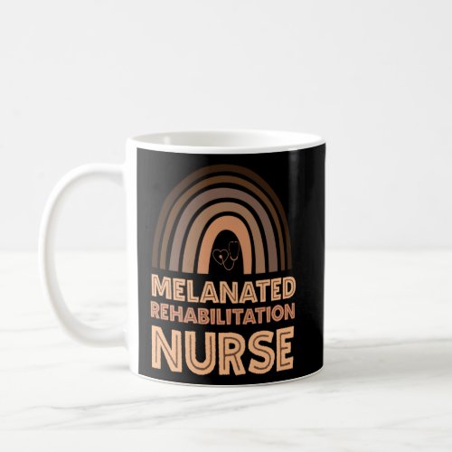 Black Rehabilitation Nurse Melanated Woman Black H Coffee Mug