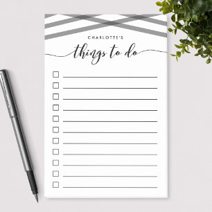 Black Relax Script Things To Do List Post-it Notes