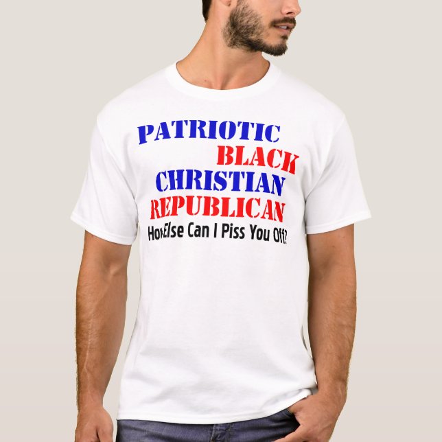 Black Republican! T-Shirt (Front)