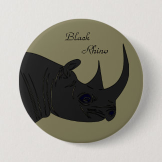 Black Rhino Button