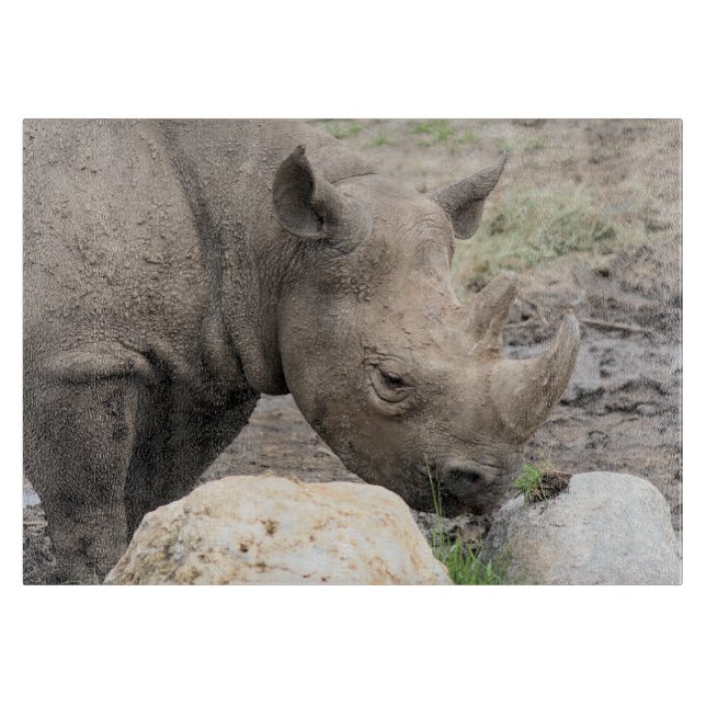 Black rhino cutting board (Front)