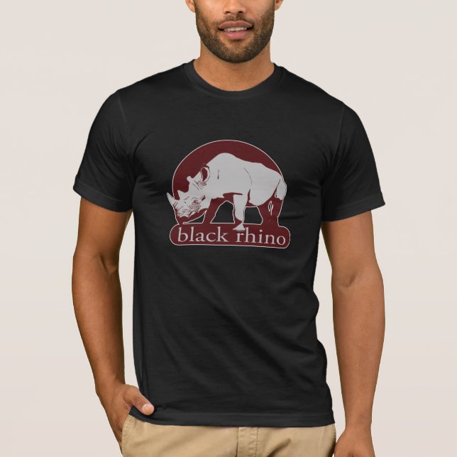 black rhino T-Shirt (Front)