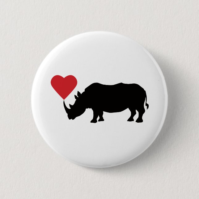 Black-Rhino-with-Heart Button (Front)