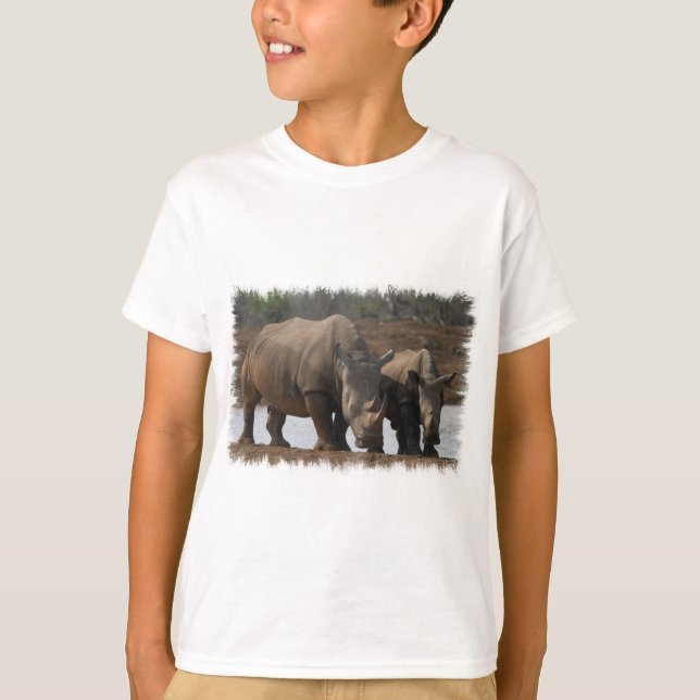 Black Rhinos Children's Sweatshirt T-Shirt (Front)