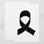 Black Ribbon Drawing (Front/Back)