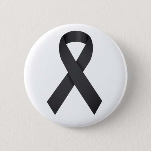 Black Ribbon Mourning Button